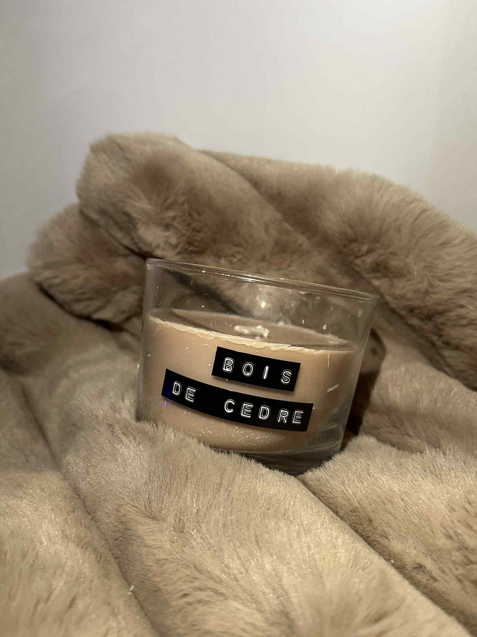 bougie bois de cedre
